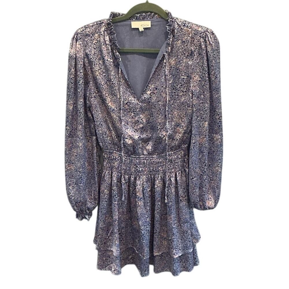 Pinch Womens Mini Dress Size S Blue Preppy Boho Cocktail Wedding Guest Spring - Picture 1 of 6
